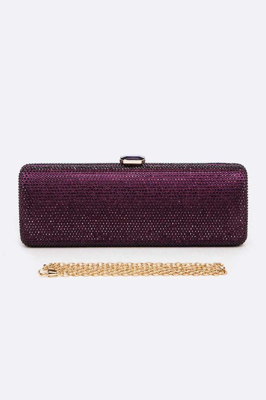 Crystal Pave Box Clutch