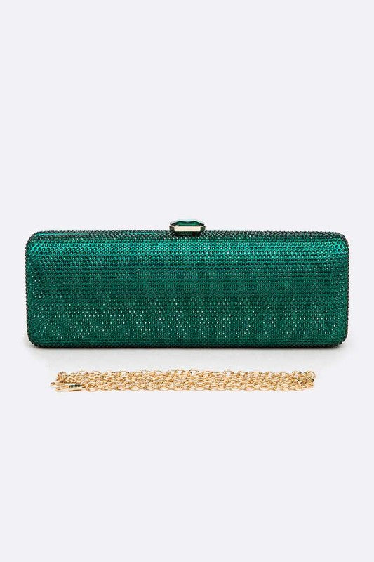 Crystal Pave Box Clutch