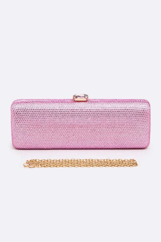 Crystal Pave Box Clutch