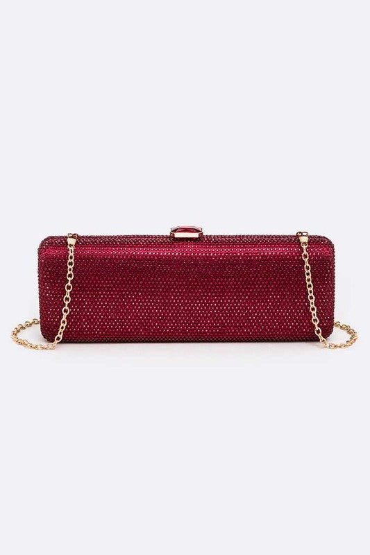 Crystal Pave Box Clutch