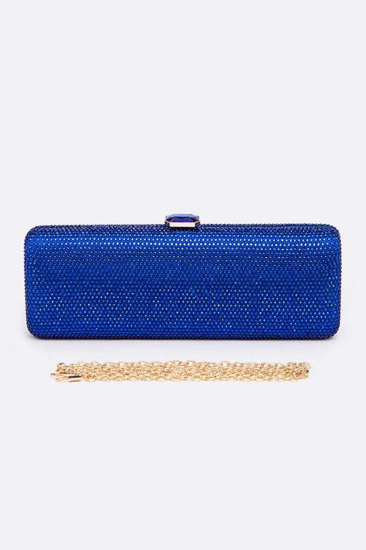 Crystal Pave Box Clutch