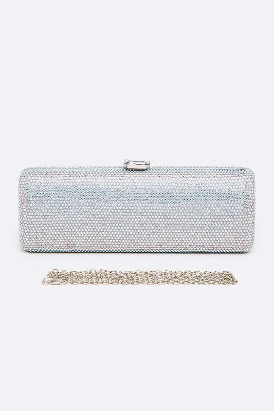 Crystal Pave Box Clutch