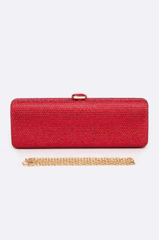 Crystal Pave Box Clutch