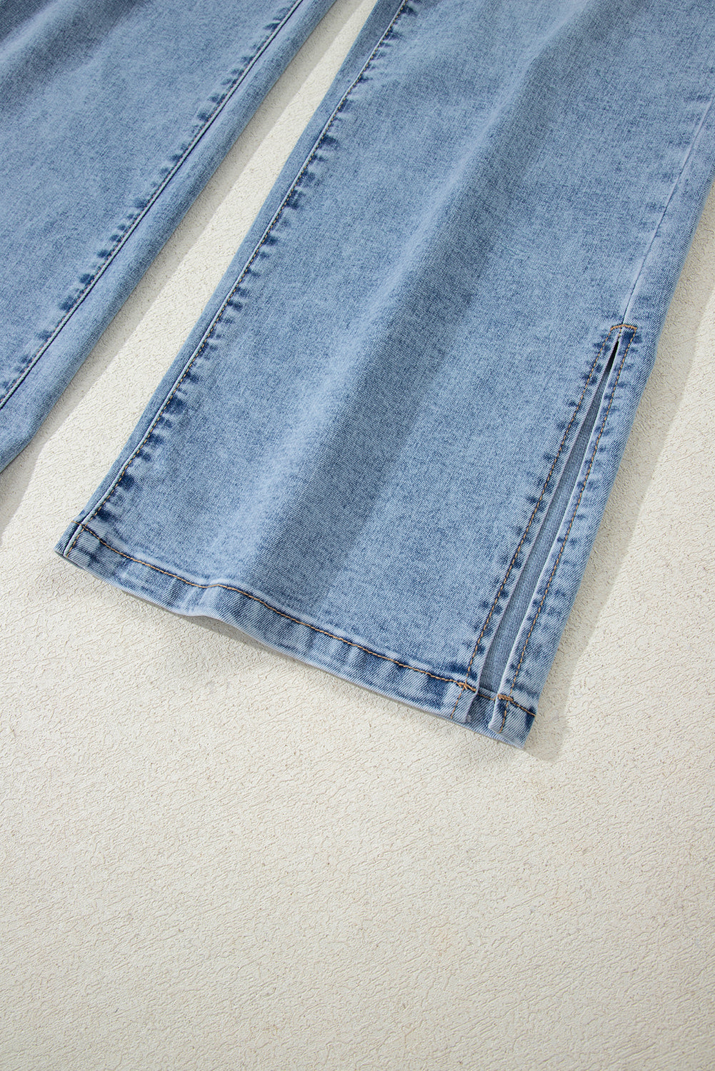 High Rise Drawstring Jeans