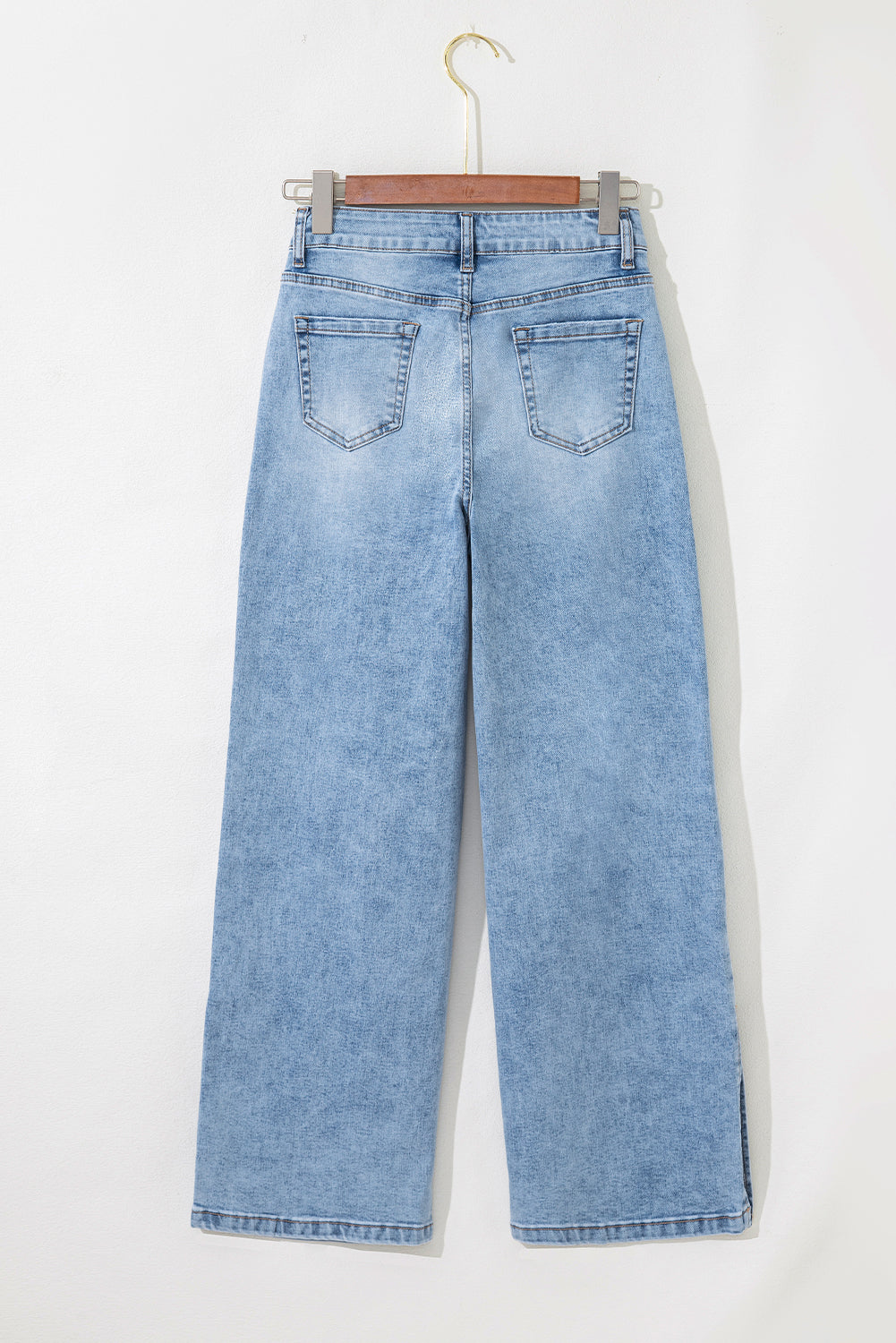 High Rise Drawstring Jeans