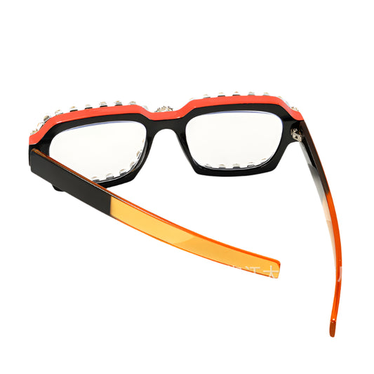 Handmade Diamond Inlaid Anti-Blue light Reading Glasses