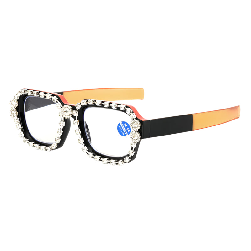 Handmade Diamond Inlaid Anti-Blue light Reading Glasses