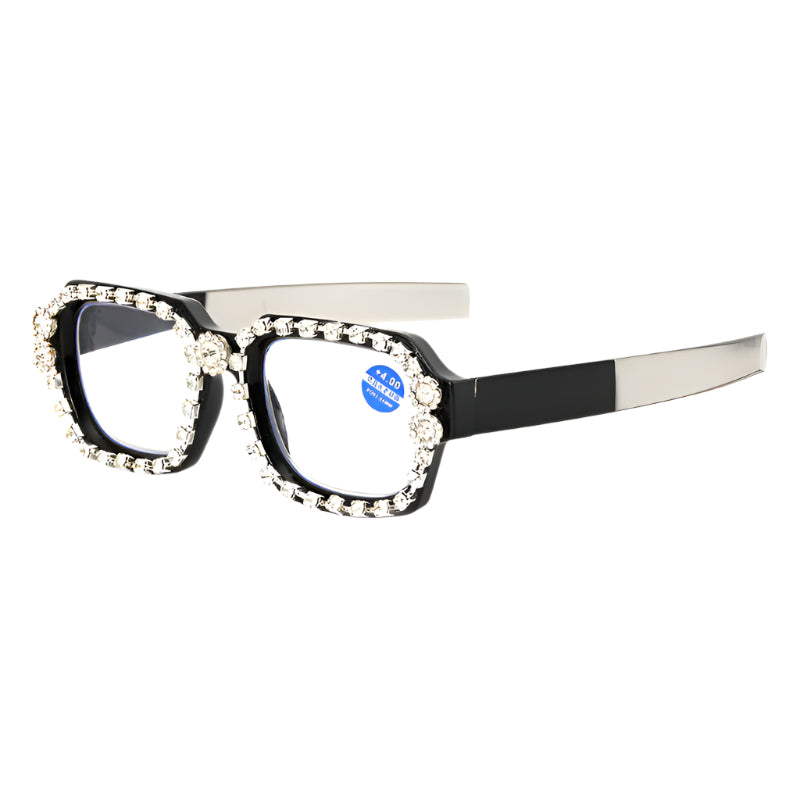 Handmade Diamond Inlaid Anti-Blue light Reading Glasses