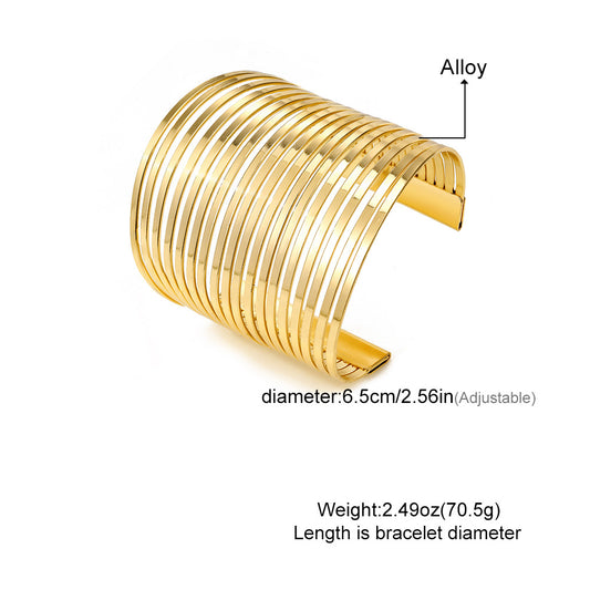 Irregular Open Cuff Bracelet