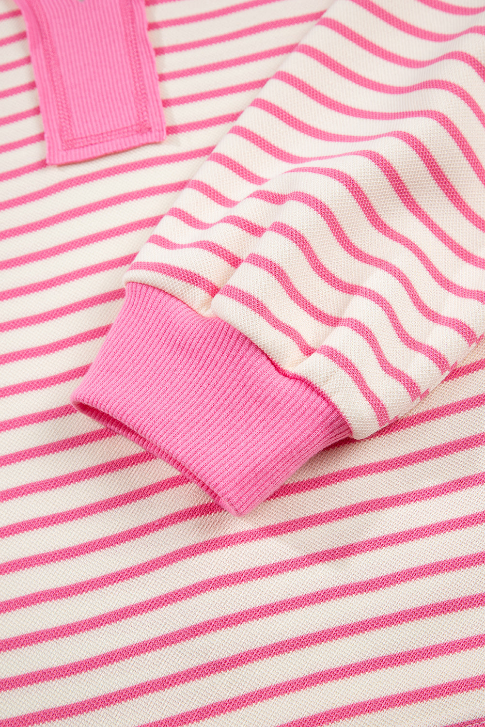Stripe Drop Shoulder Skort 2pcs Outfit