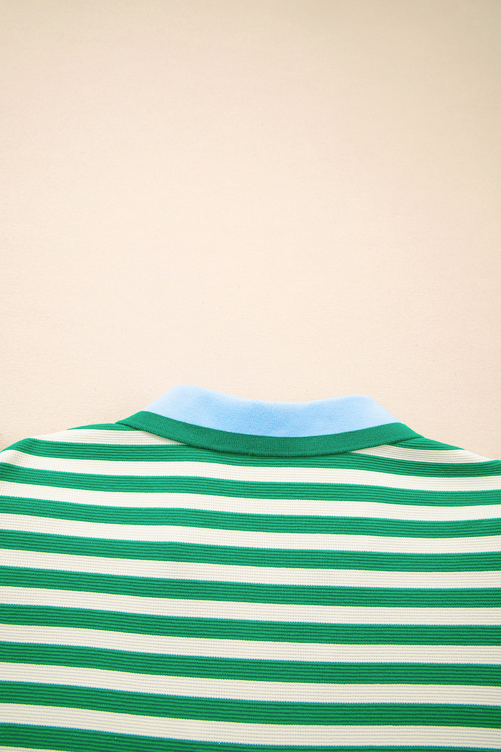 Stripe Contrast Flutter Sleeve Mini Dress