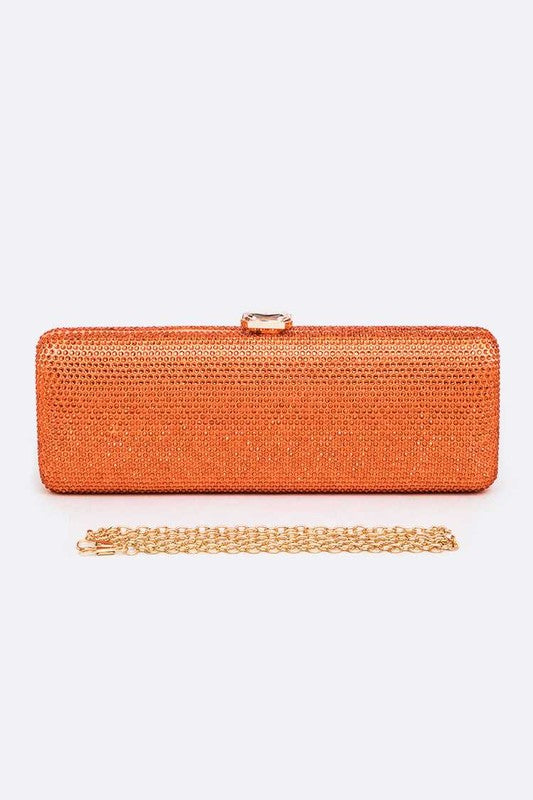 Crystal Pave Box Clutch