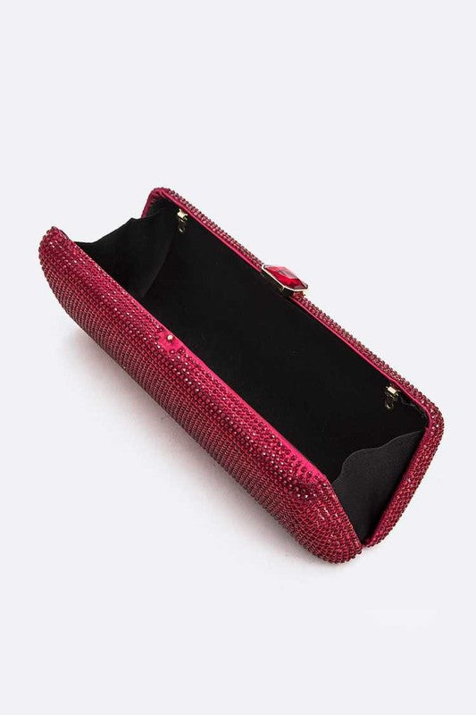 Crystal Pave Box Clutch