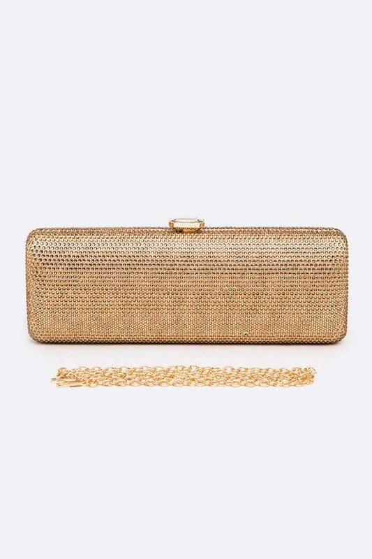 Crystal Pave Box Clutch