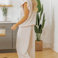 Ruffled  Zipped Pant Sets