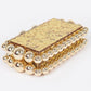 Metallic Beads Glitter Iconic Clutch