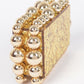 Metallic Beads Glitter Iconic Clutch