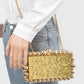 Metallic Beads Glitter Iconic Clutch