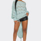 Oversized Knit Asymmetrical Sweater