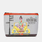 Printed Large Cosmetic Pouch