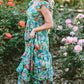 Floral Print  Ruffle Tiered Maxi Dress
