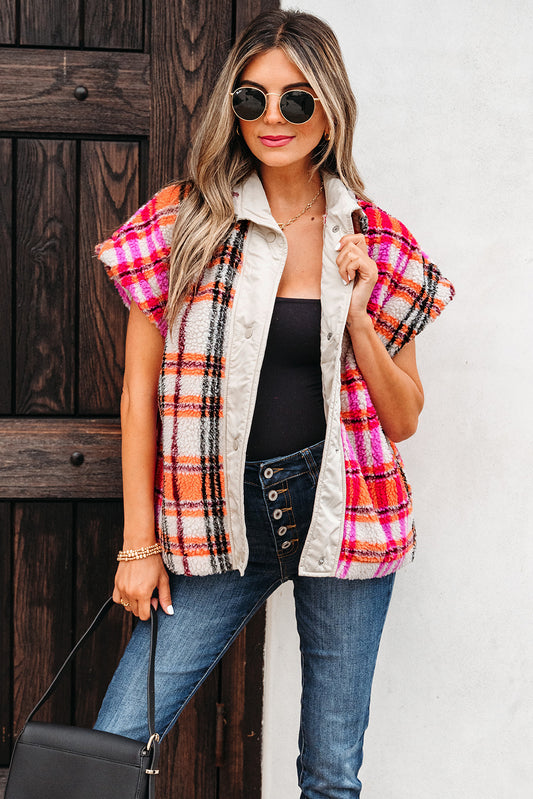 plaid vest 