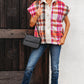 Sherpa Plaid Jacket Vest