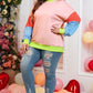 Plus Size Colorblock Sweatshirt