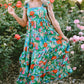 Floral Print  Ruffle Tiered Maxi Dress