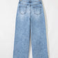 High Rise Drawstring Jeans