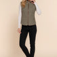 Suede Quilted Vest