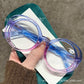 Round Frame Anti-Blue Light Reading Glasses