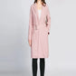 Slim Fit Tied Suit Long Sleeve Trench Coat