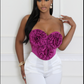 Three-Dimensional Floral top
