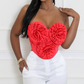 Three-Dimensional Floral top
