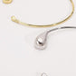 Asymmetrical Water Drop-Open Collar Necklace
