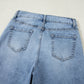 High Rise Drawstring Jeans