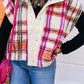 Sherpa Plaid Jacket Vest