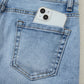 High Rise Drawstring Jeans