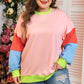 Plus Size Colorblock Sweatshirt