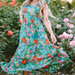Floral Print  Ruffle Tiered Maxi Dress