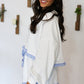 Plaid Ruffled Patchwork Two Piece Pant Set