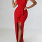 Plus Size Elegant Embrace Pleated Maxi Dress
