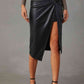 Twist Detail High Waist Skirt